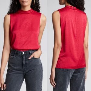 Rag & Bone Letti High-Neck Chevron Top